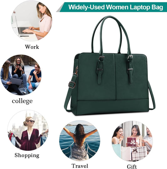 Laptop Bag for Women Leather Work