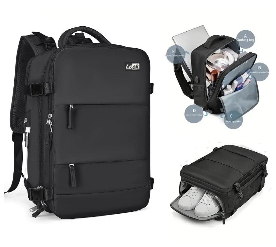 Professional Look Travel Laptop Backpack - 15.6"