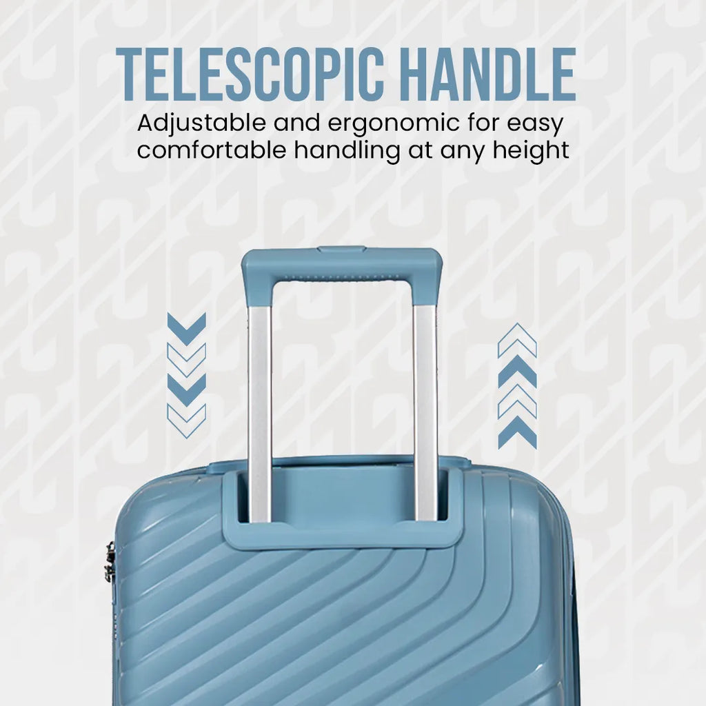 Everest Dune XL005 | Premium Unbreakable 3-Piece Suitcase Set