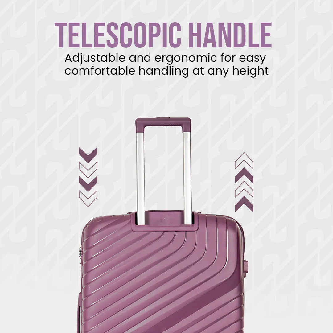 Everest Dune XL005 | Premium Unbreakable 3-Piece Suitcase Set