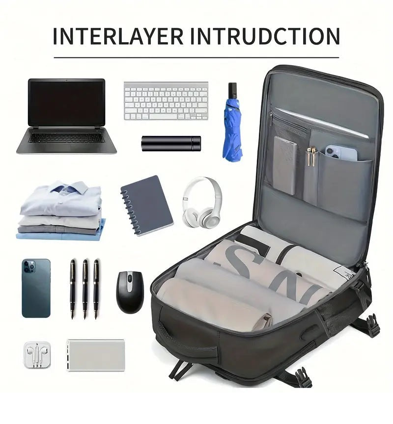 Professional Look Travel Laptop Backpack - 15.6"