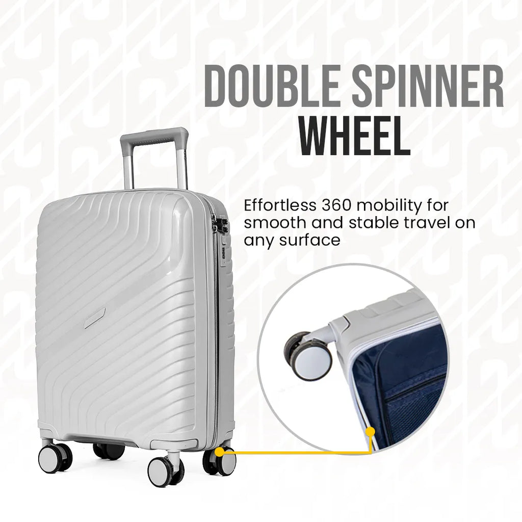 Everest Dune XL005 | Premium Unbreakable 3-Piece Suitcase Set