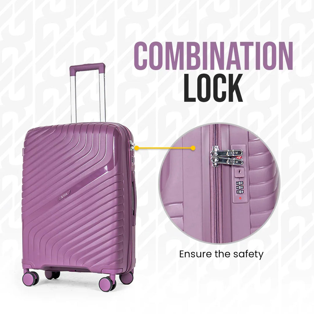 Everest Dune XL005 | Premium Unbreakable 3-Piece Suitcase Set