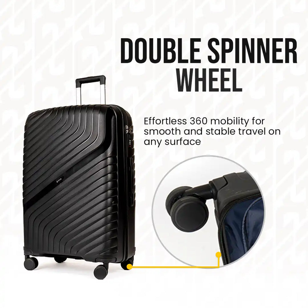 Everest Dune XL005 | Premium Unbreakable 3-Piece Suitcase Set