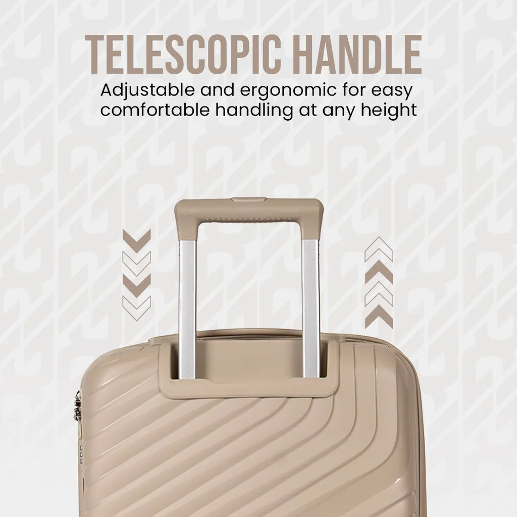 Everest Dune XL005 | Premium Unbreakable 3-Piece Suitcase Set