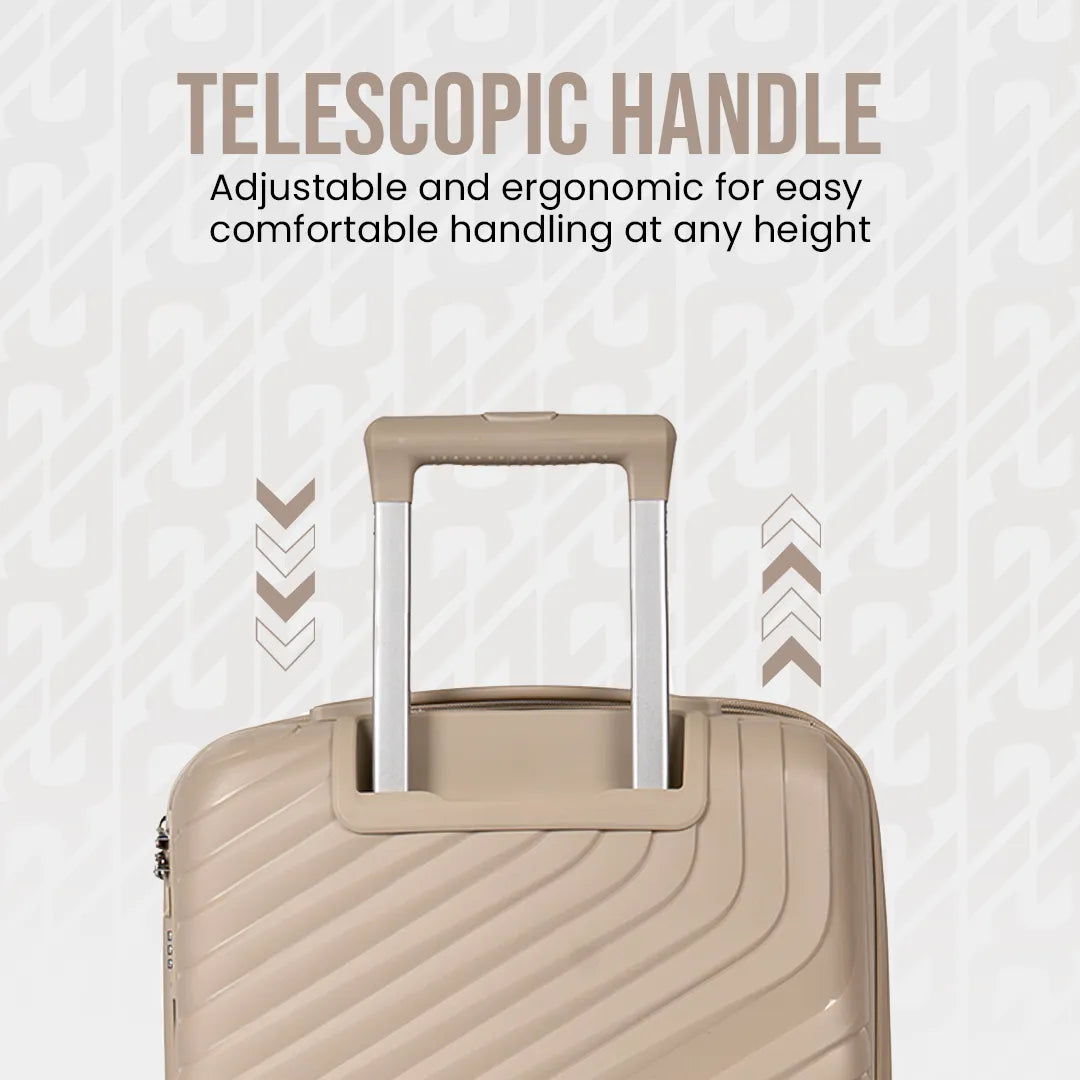 Everest Dune XL005 | Premium Unbreakable 3-Piece Suitcase Set