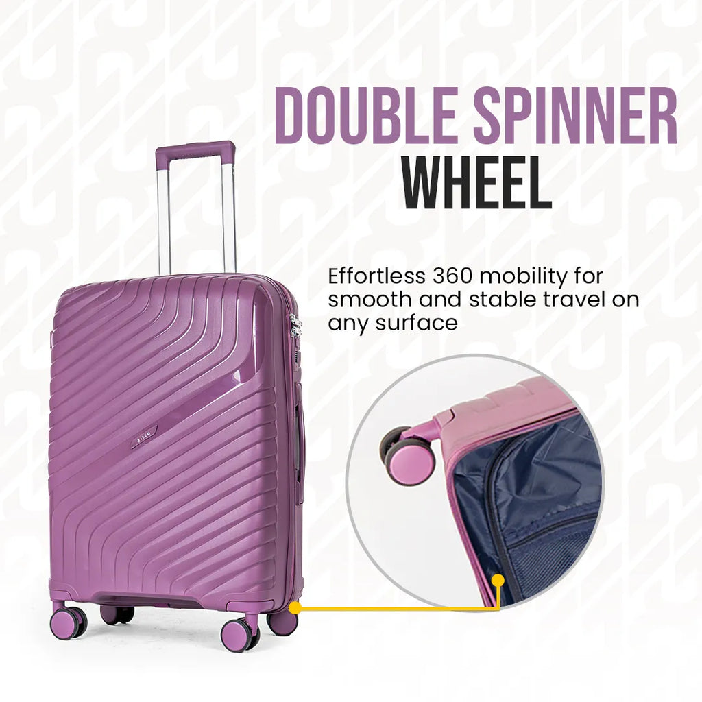 Everest Dune XL005 | Premium Unbreakable 3-Piece Suitcase Set