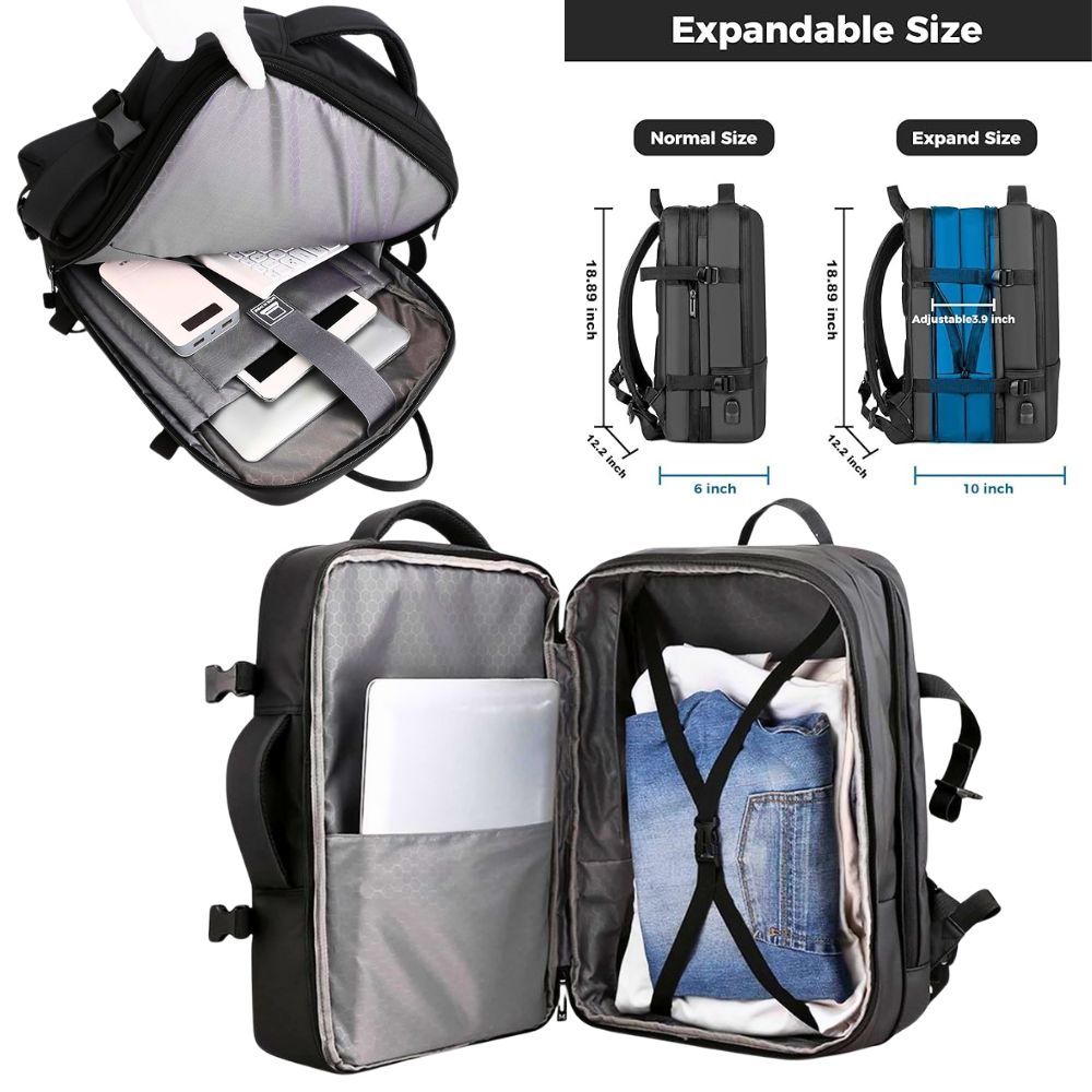 TAURUS Expandable Travel Backpack