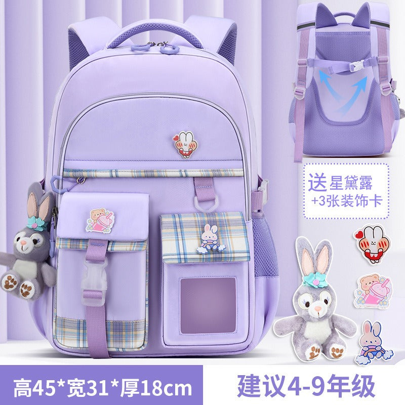 Comfortable Girls School Backpack 5 to 10 Grade