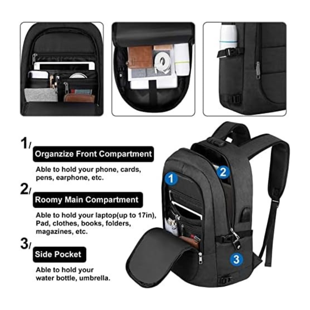 Men's Large Laptop backpack 19"