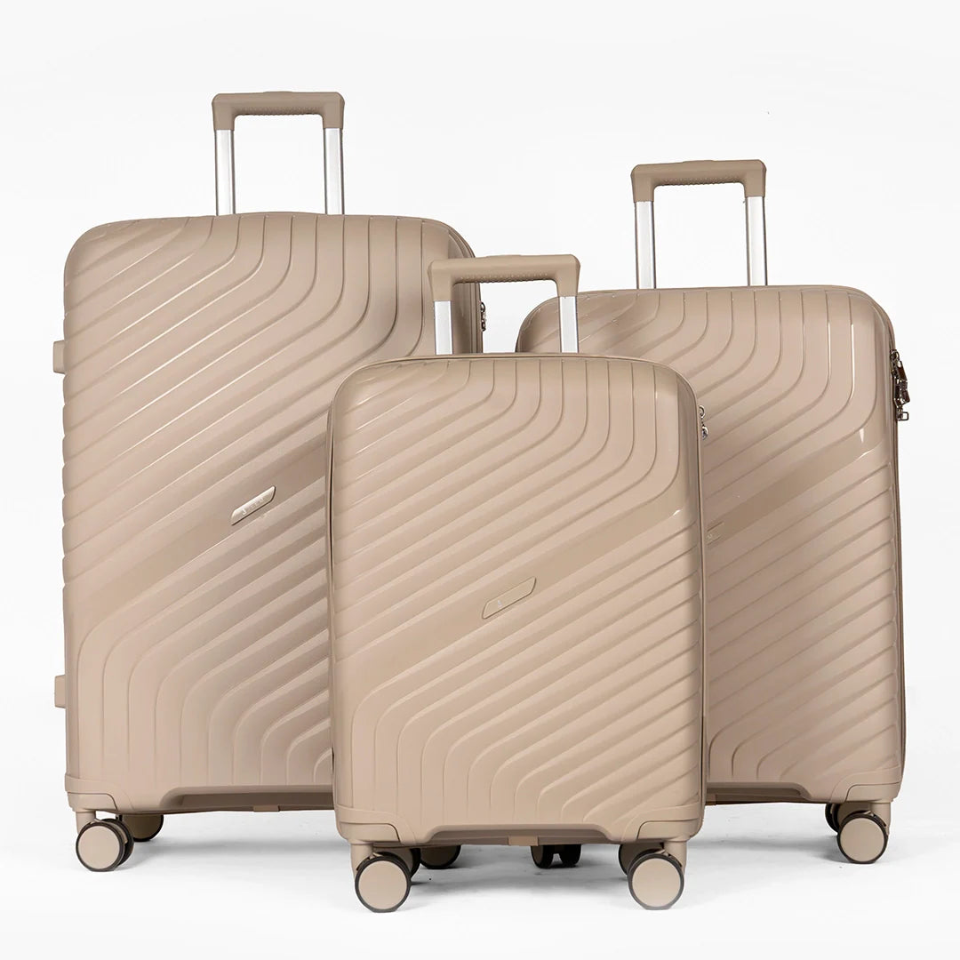 Everest Dune XL005 | Premium Unbreakable 3-Piece Suitcase Set