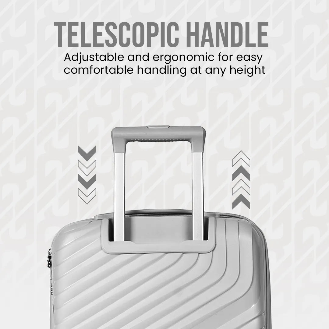 Everest Dune XL005 | Premium Unbreakable 3-Piece Suitcase Set